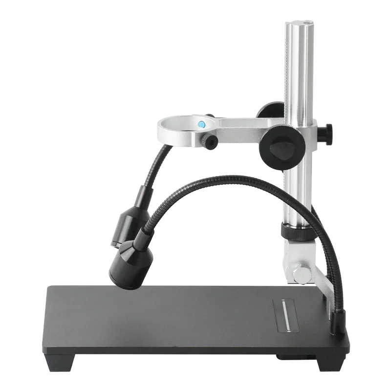 Adjustable HDMI USB Digital Electronic Microscope Camera Stand Holder Bracket Table + Light Illumination LED + 130x-C mount lens - Image 3