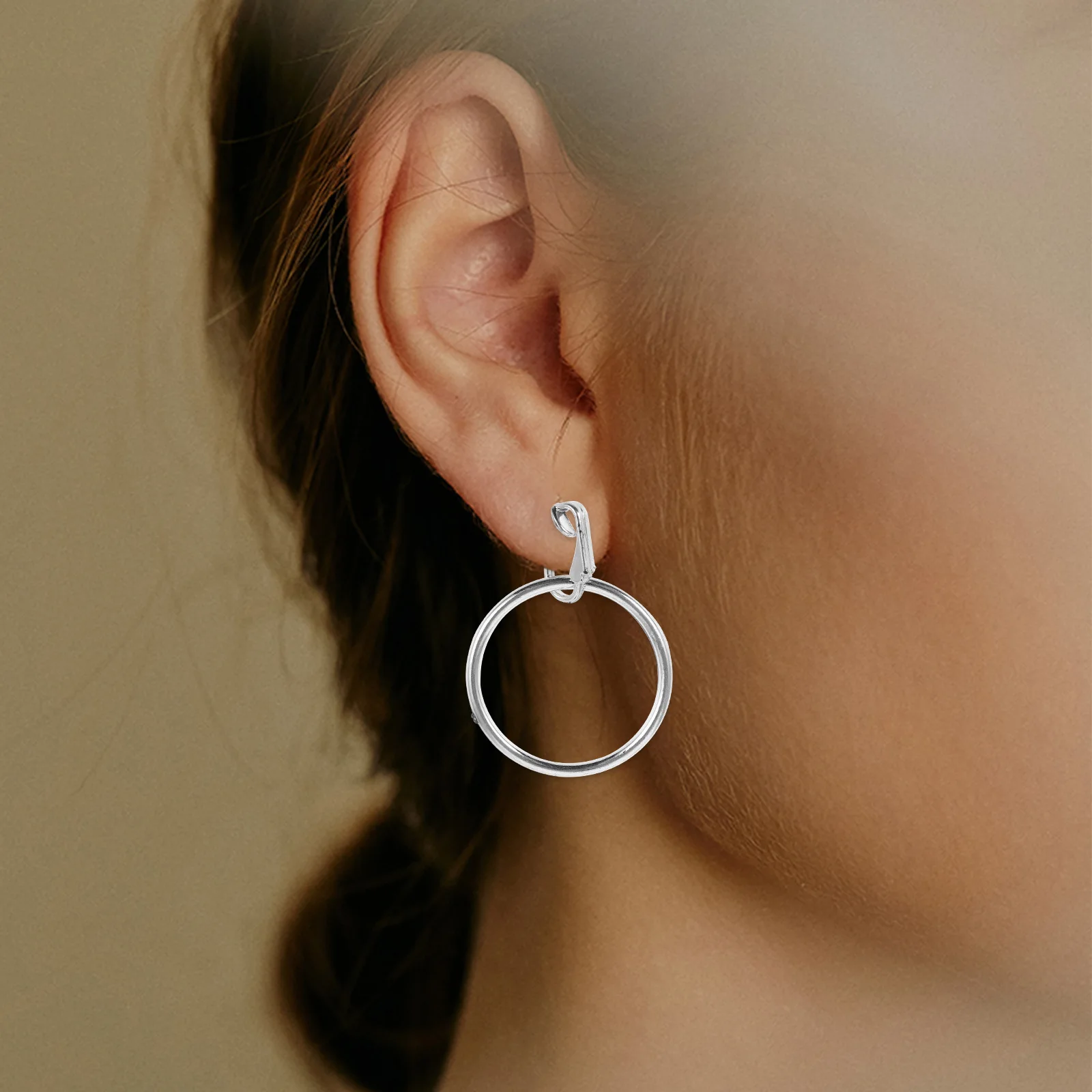 

50Pcs Plastic Pirate Earrings Halloween Cosplay Accessories Pirate Costume Props for Party Festival Decoration