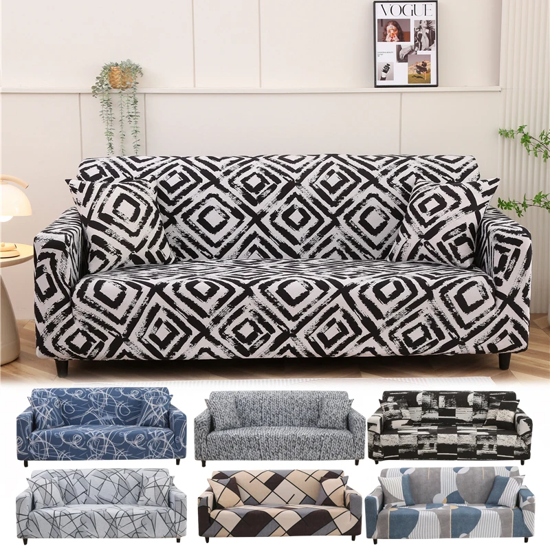 1/2/3/4-seater Stretch Sofa Covers Couch Cover Sofa Slipcovers Furniture Protector for corner sofa chaselong slipcovers