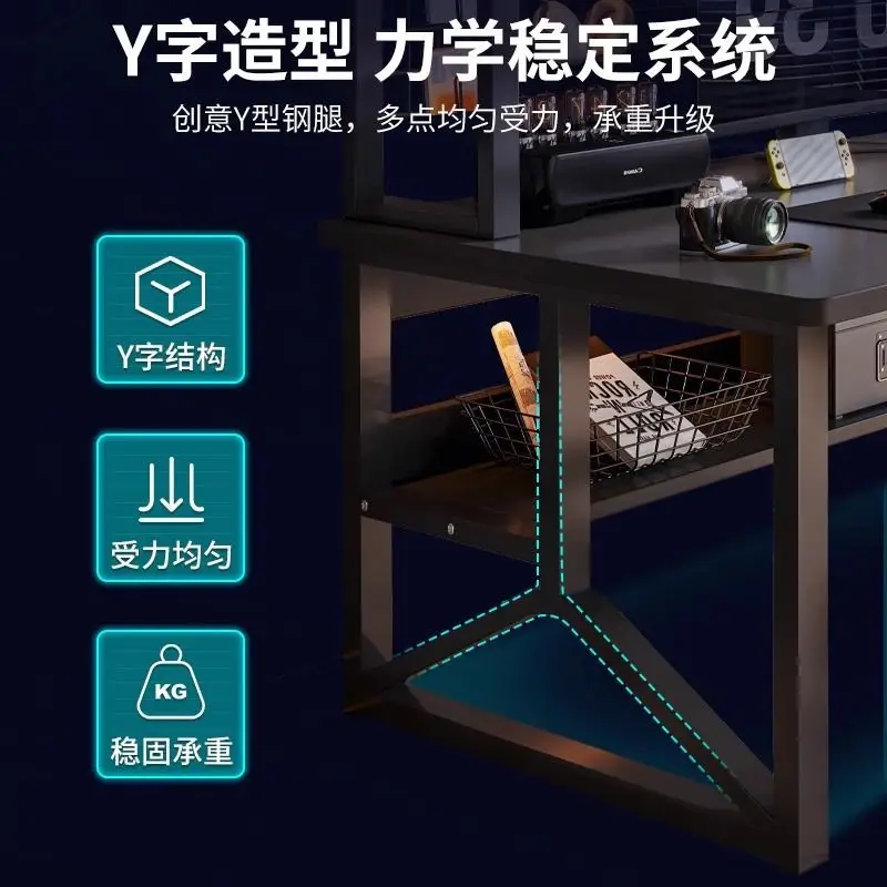 AOLIVIYA Gaming Desk Simple Desktop Computer Desk Study Writing Desk For Bedroom Office Home Use Dormitory A16