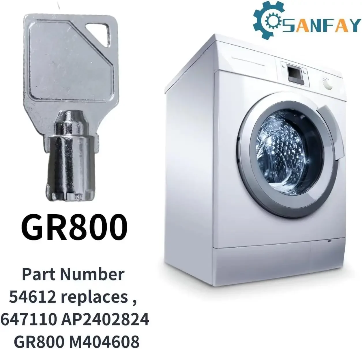 Replaces Speed Queen Washer and Dryer Key GR800 AP2402824 647110 M404608 for Commercial Laudry Appliance Meter Case Lock