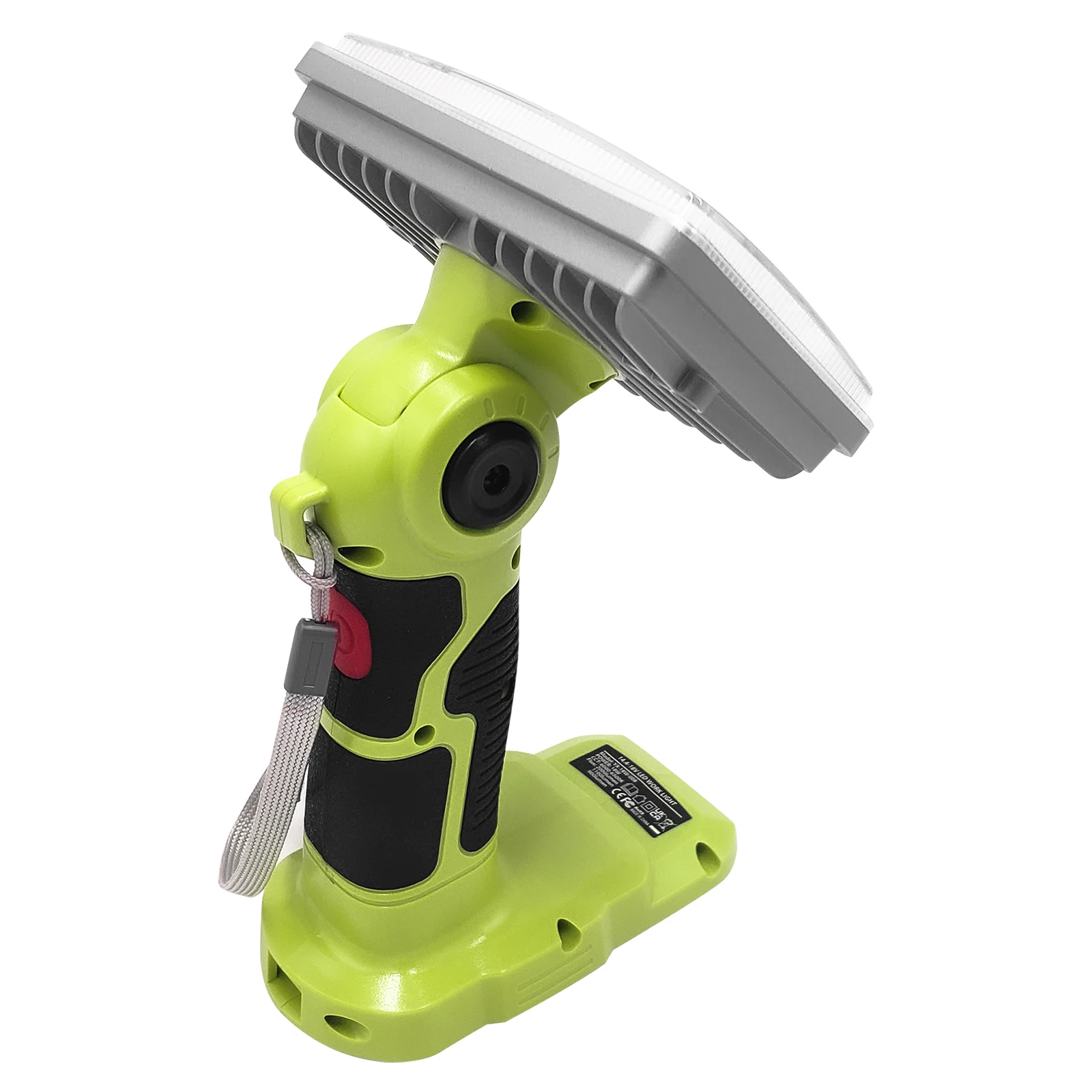 屋外キャンプ用ポータブルLED懐中電灯,垂直ランプ,家庭用,リチウムイオン電池,仕事,リョービ,18W,2000lm,14.4v-20v