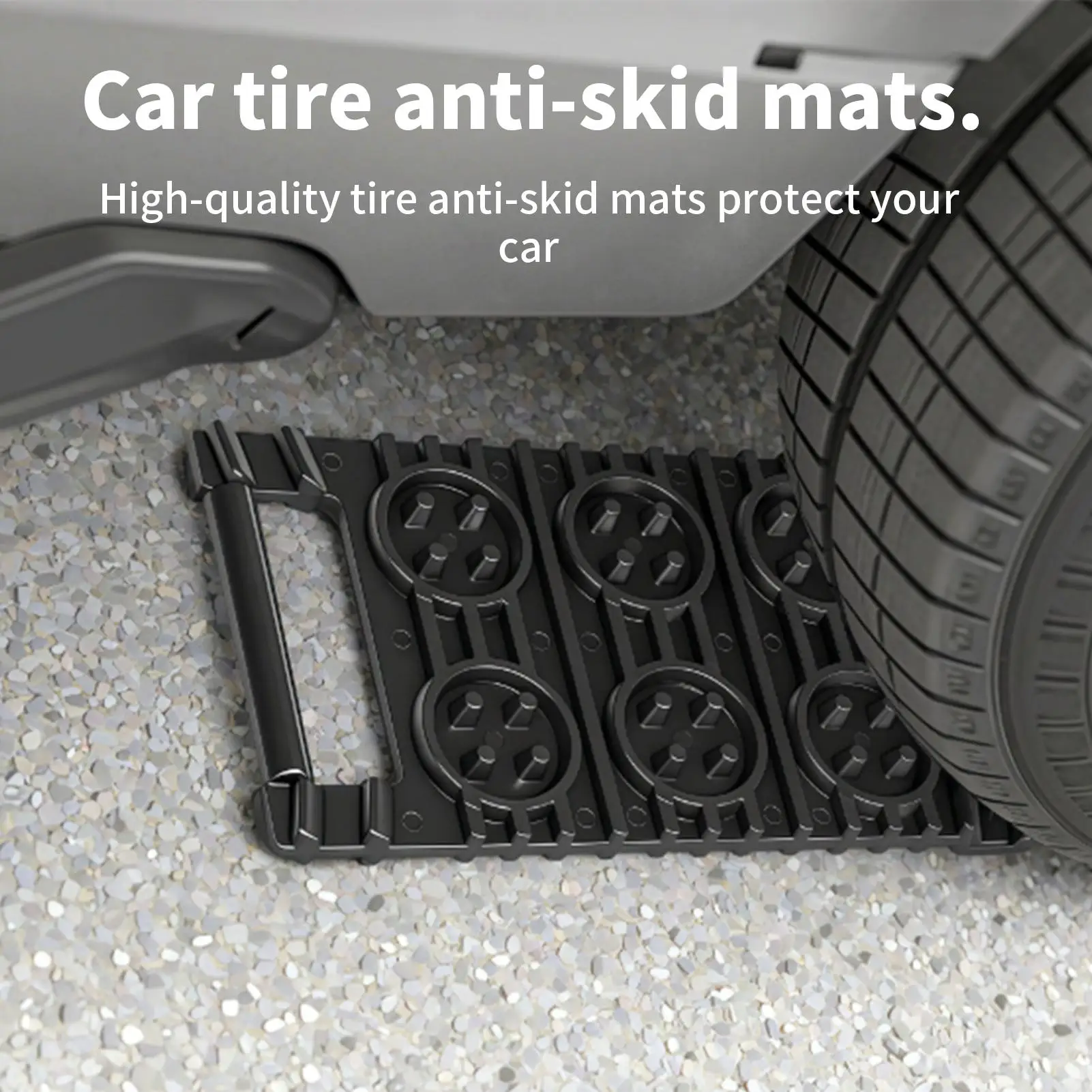 Tire Traction Mats for Mud Automobile Wheel Tire Ladder Traction Mats Recovery Accessories Emergencies for Trucks Vehicle Snow