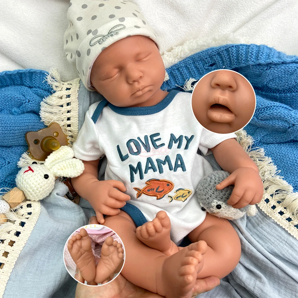 Full Silicone Reborn Baby Girl/Boy Loulou Weighted Realistic Hand Painted Details Doll Anatomically Correct Artist Quality Toy