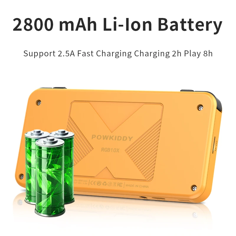 New RGB10X Retro Handheld Game Console 3.5 Inch HD Screen RK3326 Open source game 128G Children's Gifts