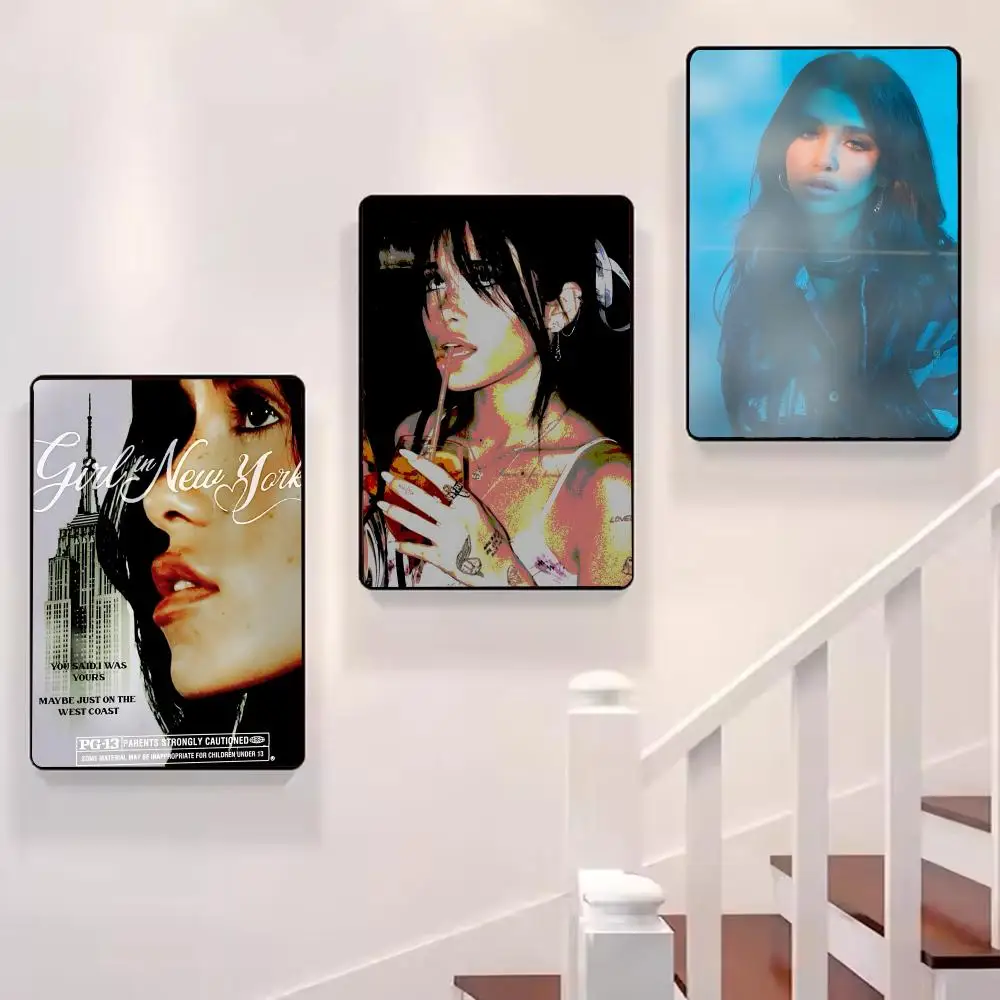 ملصق قماشي للخط المغني من نيسا باريت: خالي من التجاعيد ومقاوم للماء ومتين لجميع الفضاء لتزيين الحائط