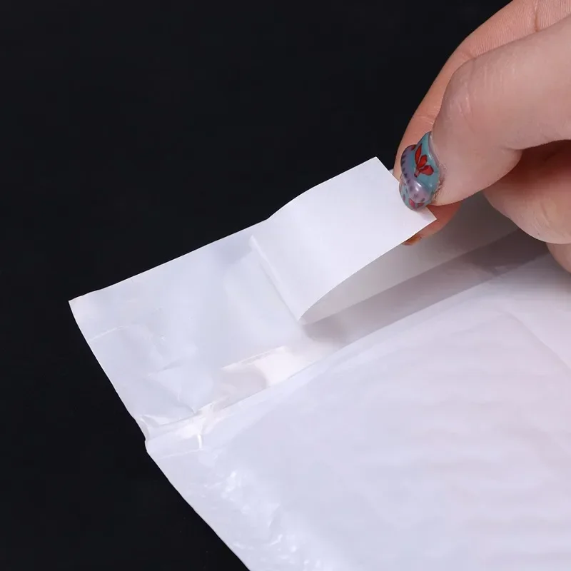 50-10Pcs White Bubble Envelopes Self Seal Mailing Bags Padded Envelopes for Magazine Lined Mailer Shipping Waterproof Bags