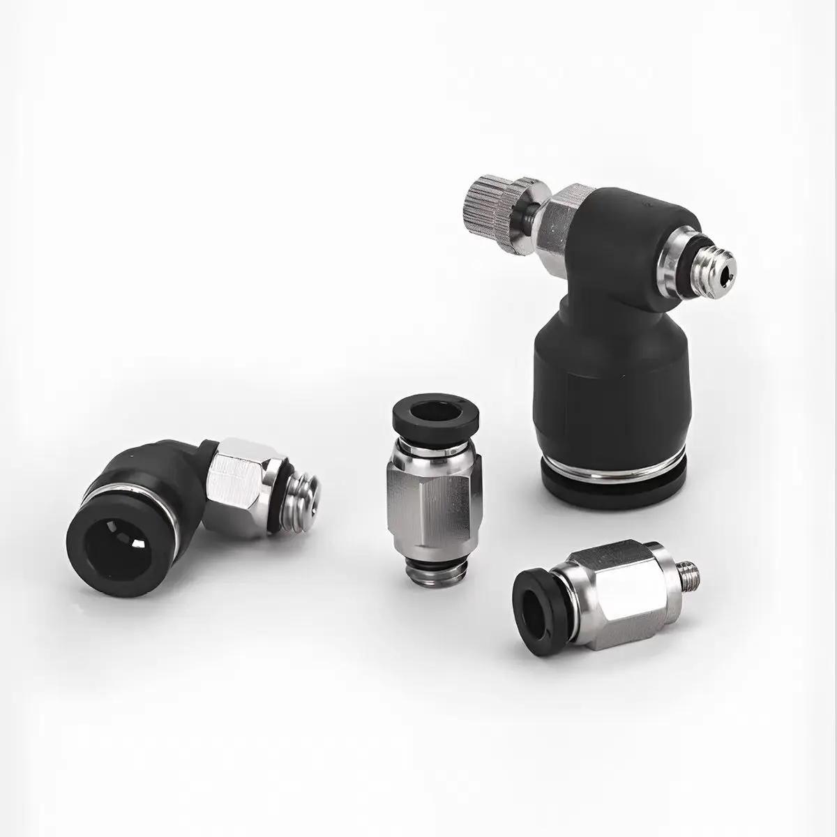 5PCS Pneumatic Push In Quick Connector Air Pipe Fitting One Touch Hose Tube Male Thread 3mm 4mm 5mm 6mm M3 M4 M5 M6 1/8