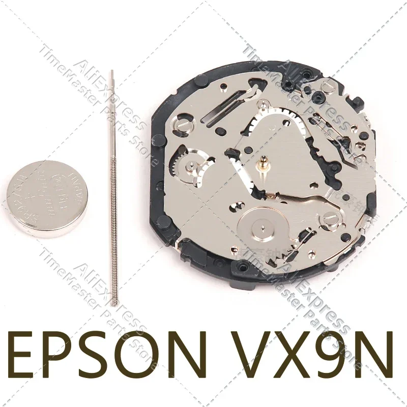 For Epson VX9NE VX9N VX9J Quartz Watch Movement 6 Hands 6.9.12 Small Seconds Japanese Watch Movement Spare Parts Repair Parts