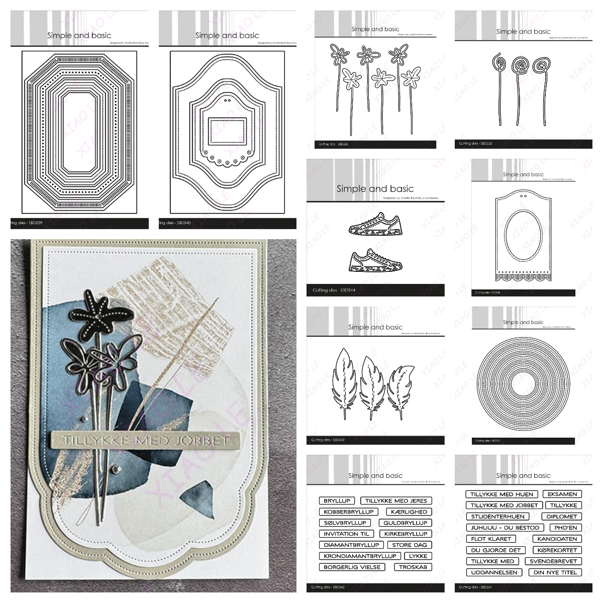 

Metal Cutting Dies Scrapbook Diary Decoration Stencil Embossing Template DIY Greeting Card Handmade Feathers Funky Flowers New