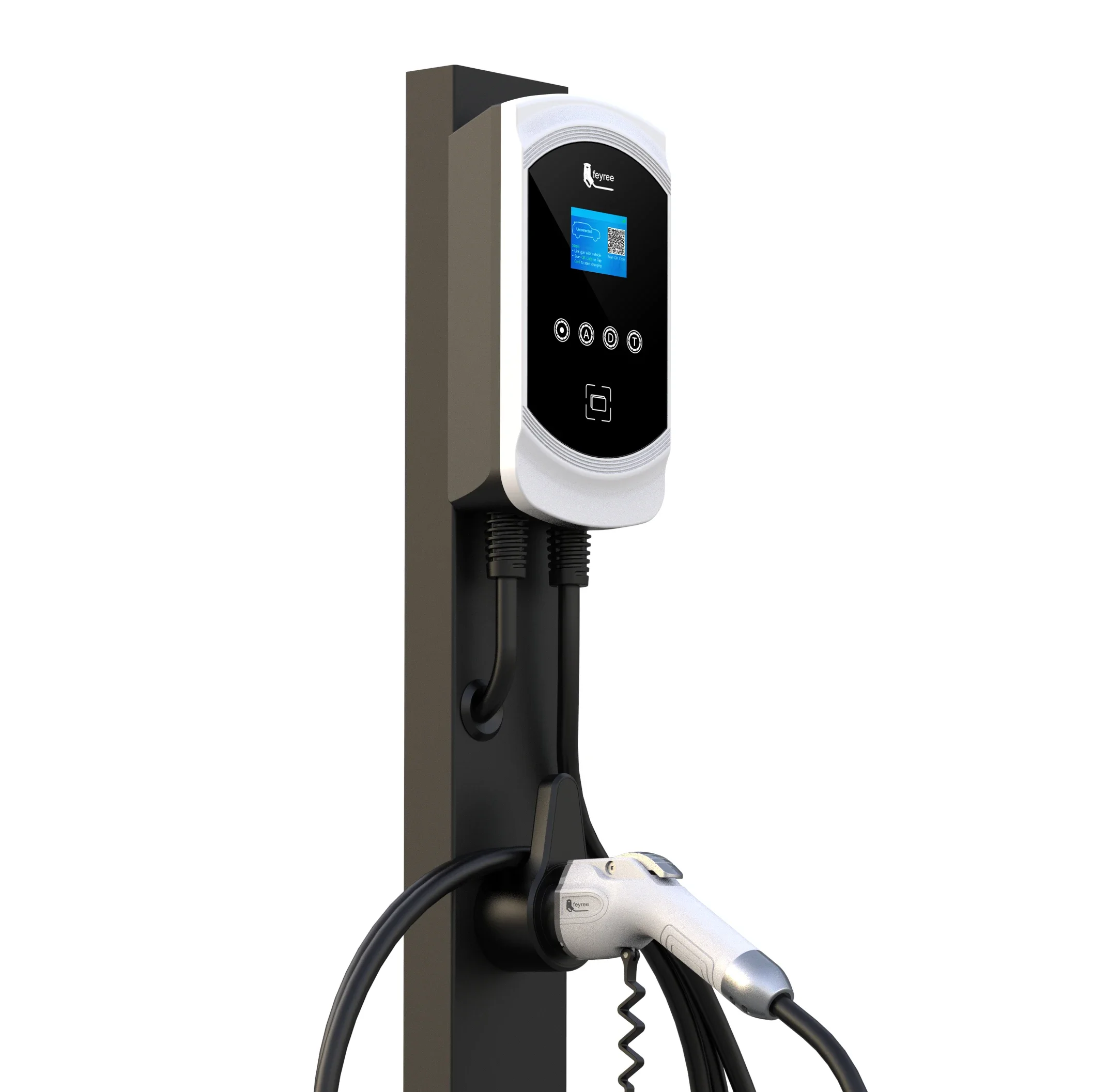 Feyree wallbox ev charger 32A  electric new energy vehicle parts fast charging pile OCPP Wall-mount ev charging station