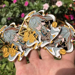 Honkai: Star Rail Jing Yuan Kafka Badge Anime Cosplay Costume Accessories Brooch Pin Game Cartoon Backpack Pendant Metal Prop