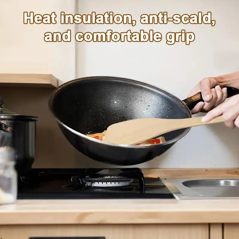 1Pcs Wooden Spatula For Cooking And Mixing Non-stick Pan Special Shovel Raclette Spatulas Kitchen Utensil Cookware