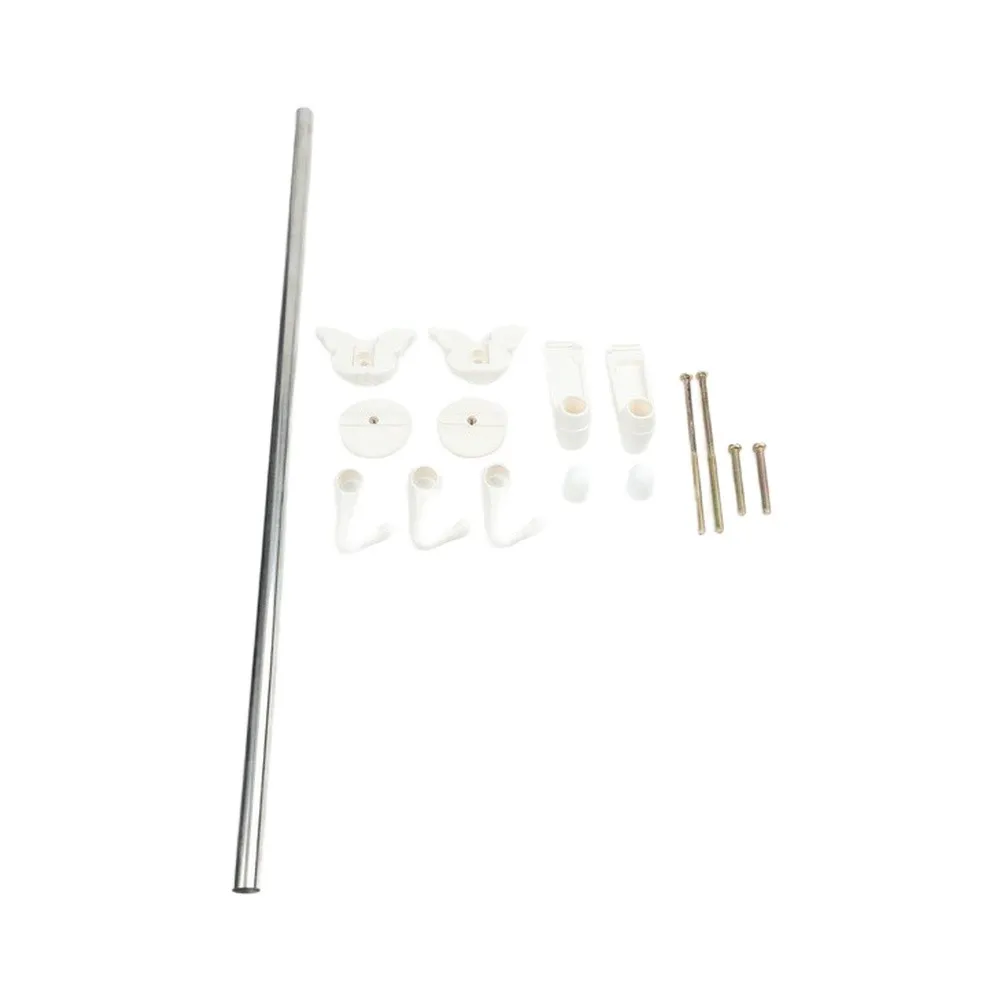 Stainless Steel For Radiator Towel Rail with 3 Hooks for Functional Use in Bathrooms Closets and Utility Areas