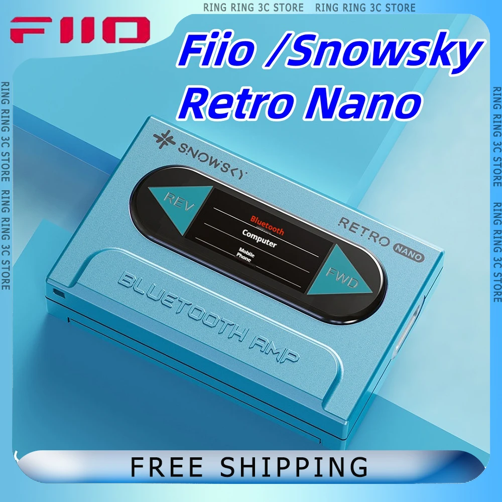 Fiio Snowsky Retro Nano Wireless Bluetooth Dekodierung Tragbarer HiFi-Audioempfangs-Decoder Verlustfreier Audioempfänger Benutzerdefinierter AMP