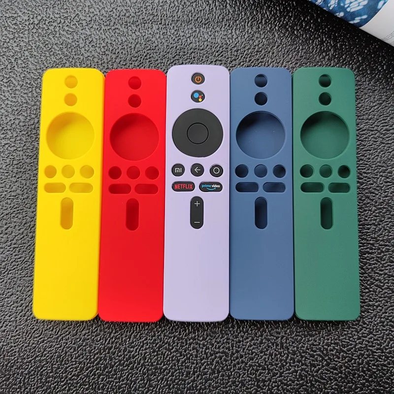 1pc For Xiaomi Mi Box S/4X Mi TV Remote Cover Silicone Controller Case Shockproof Protective 15x4cm,Not For Xiaomi 4k All