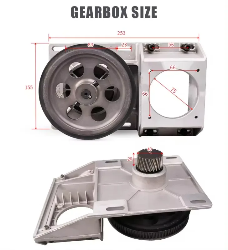 1.25M 1.5M cnc gear rack and pinion rack gears integrated gear box for cnc router woodworking machine parts