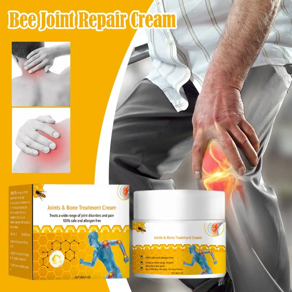 30g Bee Joint Care Cream For Hands Legs Bones And Lumbar Spine For Long Sitting Joint Pain Body Bone Therapy Care Cream S8Z6