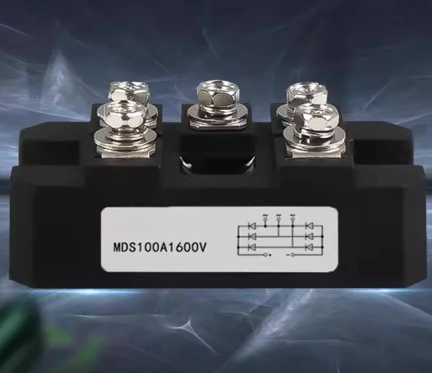 

3-фазный мостовой выпрямительный модуль 100А 200А 1600В для генераторной системы 12В 24В 220В выход от переменного тока в постоянный ток