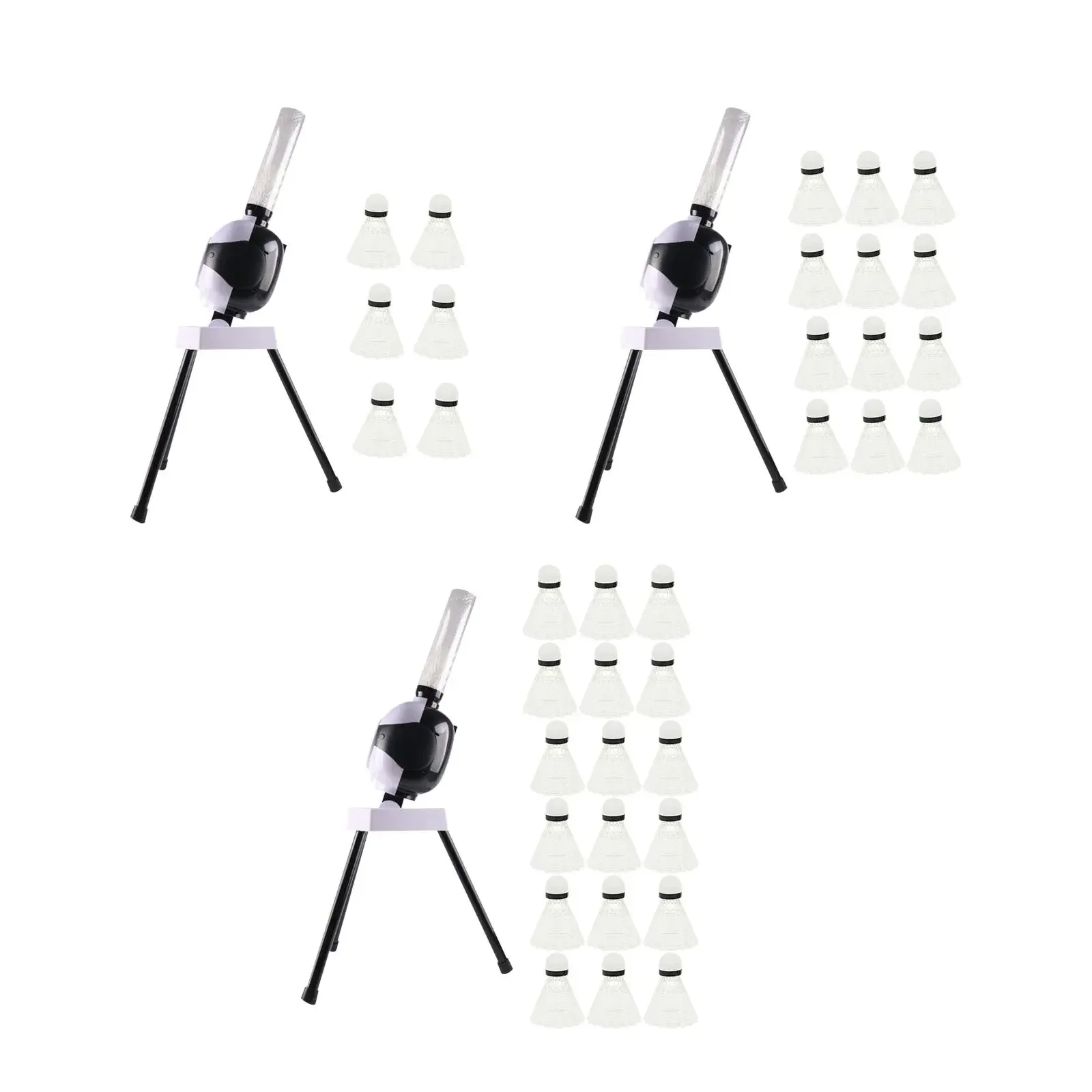 قاذفة كرة الريشة، آلة تقديم كرة الريشة الأوتوماتيكية، كرة الريشة الآلية للعب الذاتي للبالغين المبتدئين في الهواء الطلق