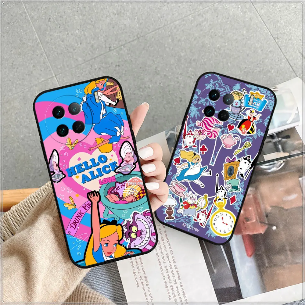 Alice in Wonderland Cheshire Cat Case For VIVO X90 X80 X70 X60 X50 PRO X27 X23 X21 X21I X20 Y50 Y35 Y36 Y25 Y22S Y21 Y20 Cover