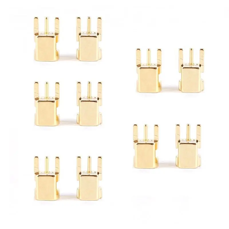 Efficient 10Pc Earphone Pin Plug Mmcx Female Connector PCB Mount 3 Pins Mmcx Connector For SE535 SE425 SE315 SE215 Earphon