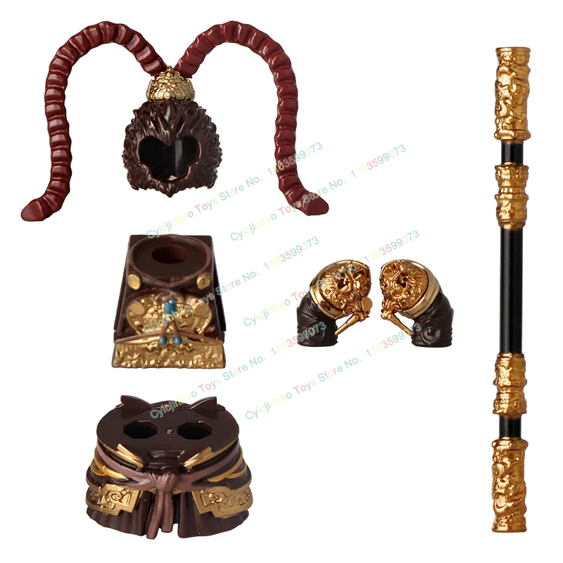 

Chinese Building Blocks Black Myth Wukong action Figure Cartoon Animation Assembled Educational Boy Toy Birthday Gift