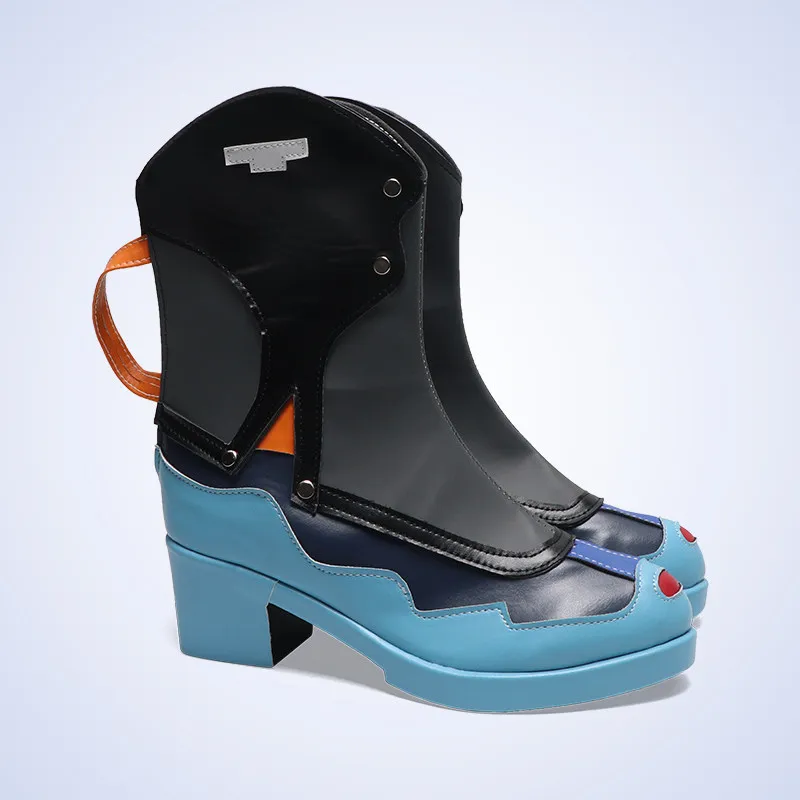 Game The Shoes Are Suitable for Cosplay ZZZ Zhu Yuan Custom Made Cosplay Shoes Boots Halloween Carnival Props