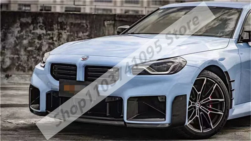 Carbon Fiber Front Bumper Spoiler Lip Rear Trunk Diffuser Mirror Wheel brow Side Skirts Body Kit For BMW M2 G87 2022 2023 2024