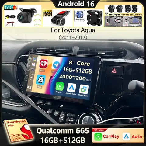 Car Radio Toyota Aqua 9'' Double Din -AliExpress