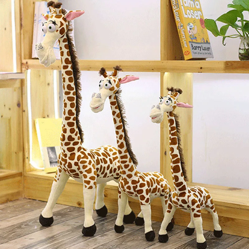 Neu ankommen 40/55/75/100cm Simulation Giraffe Real Life Plüschtiere niedlichen Stofftier Puppen Geburtstag Freund Schlafzimmer