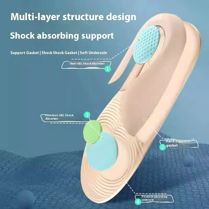 Orthotic Insoles Flat Feet Correction Foot Arch Support Insert Overpronation X/O Legs Adults Adjustable Posture Pain Relief Shoe