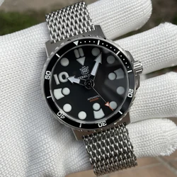 STEELDIVE SD1982 Unique Design 46.5MM Sports Dive Watch NH35 Movement Sapphire Glass AR Coating Mens Mechanical Dive Watch Reloj