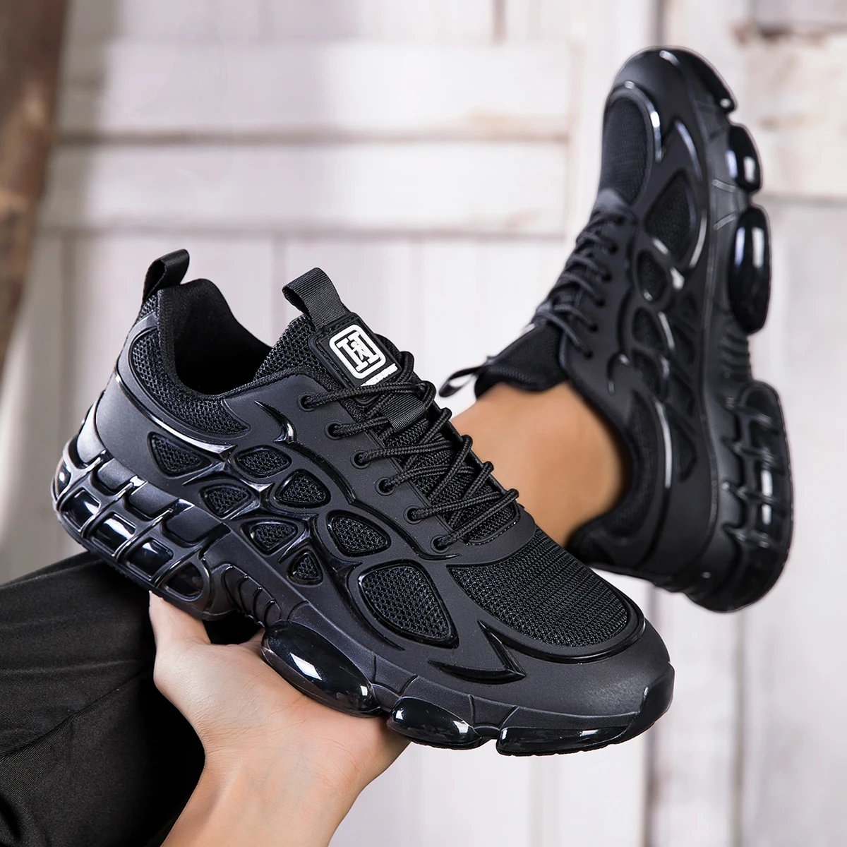 

Mens Running Shoes 2025 New Mesh Breathe Cushioning Trendy Lightweight Comfortable Fashion Sports Leisure Sneakers for Men