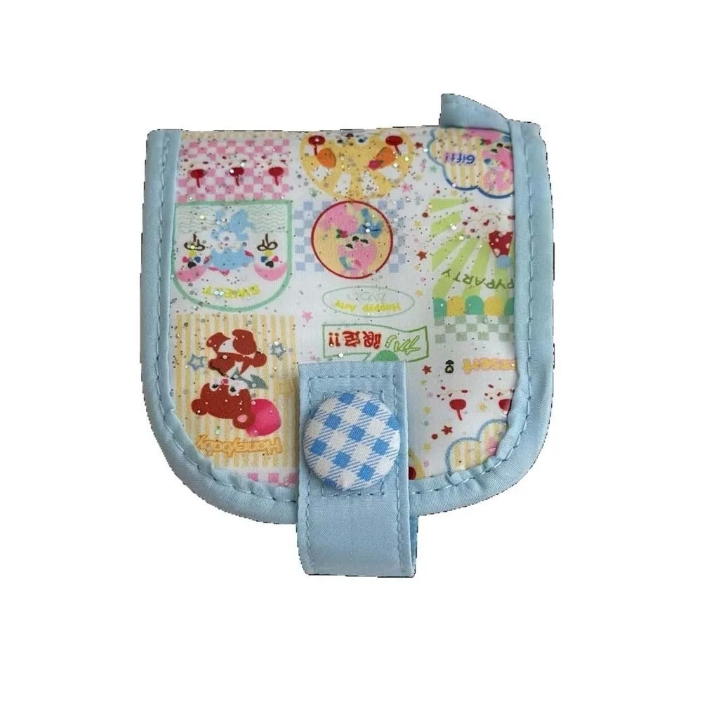 

Cartoon Animal Dopamine Coin Purse PVC Printed Small Makeup Lipstick Bag Anti-splash Water Multi Layered Mini Cloth Storage Bag