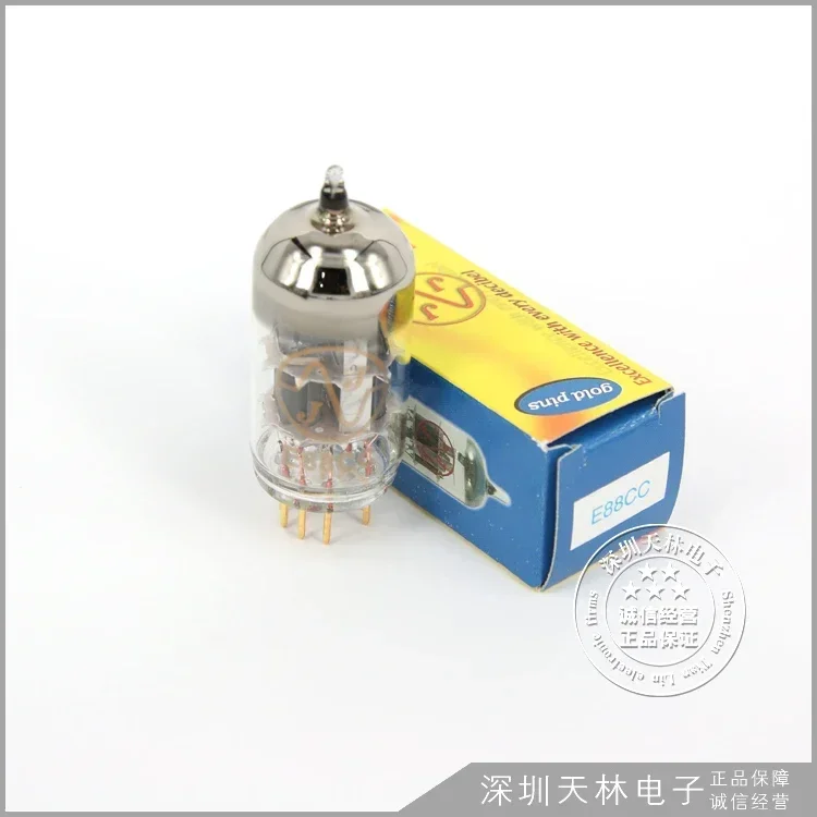 SUQIYA-Slovakia JJ E88CC Vacuum Tube Gold Pins Replace ECC88 6922 6DJ8 6N11 Electron Tube DIY HIFI Audio Vacuum Tube Amplifier