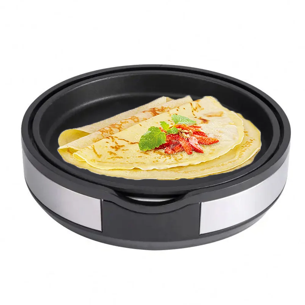 Multi-function Pancake Maker Non-stick Baking Machine with 3 Interchangeable Plates Pancake Maker for Omelette Steak Takoyaki