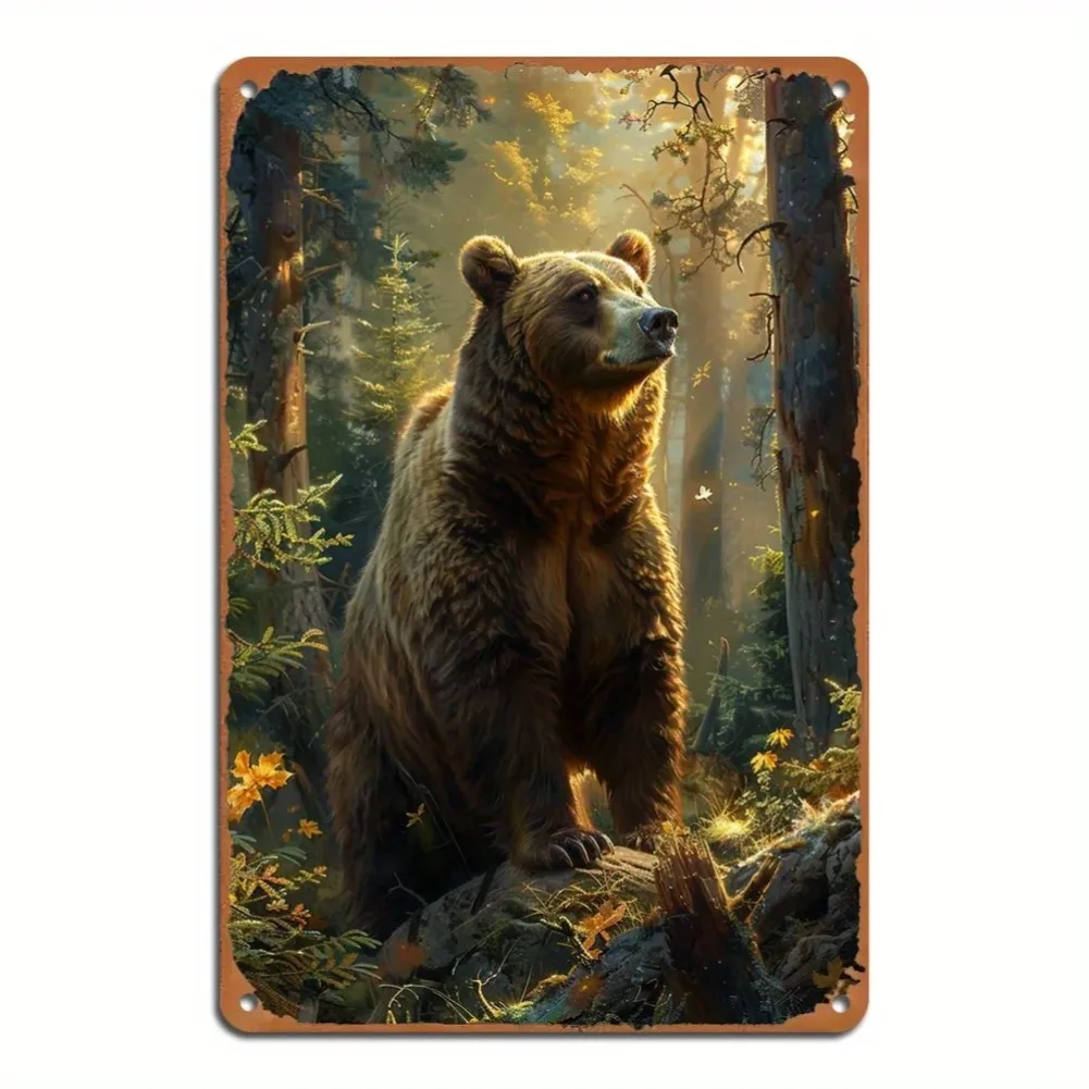 Rustic Bear Decor -… - image
