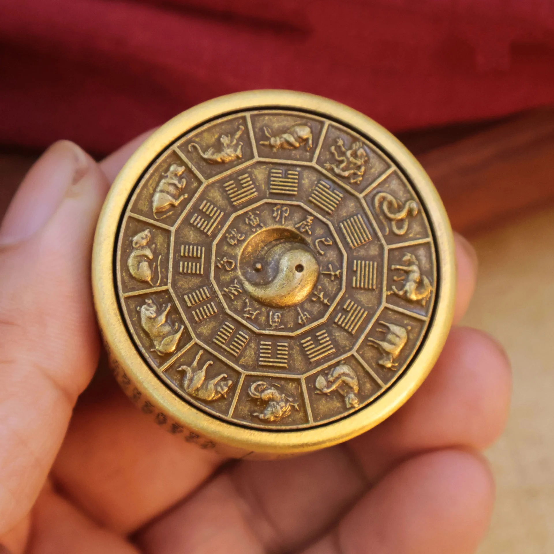 Metal Zen Buddha Gyroscope Fidget Spinner Adult Anxiety Relief Toy Children's Fingertip Gyroscope Ansiedad Alivio Del Estres