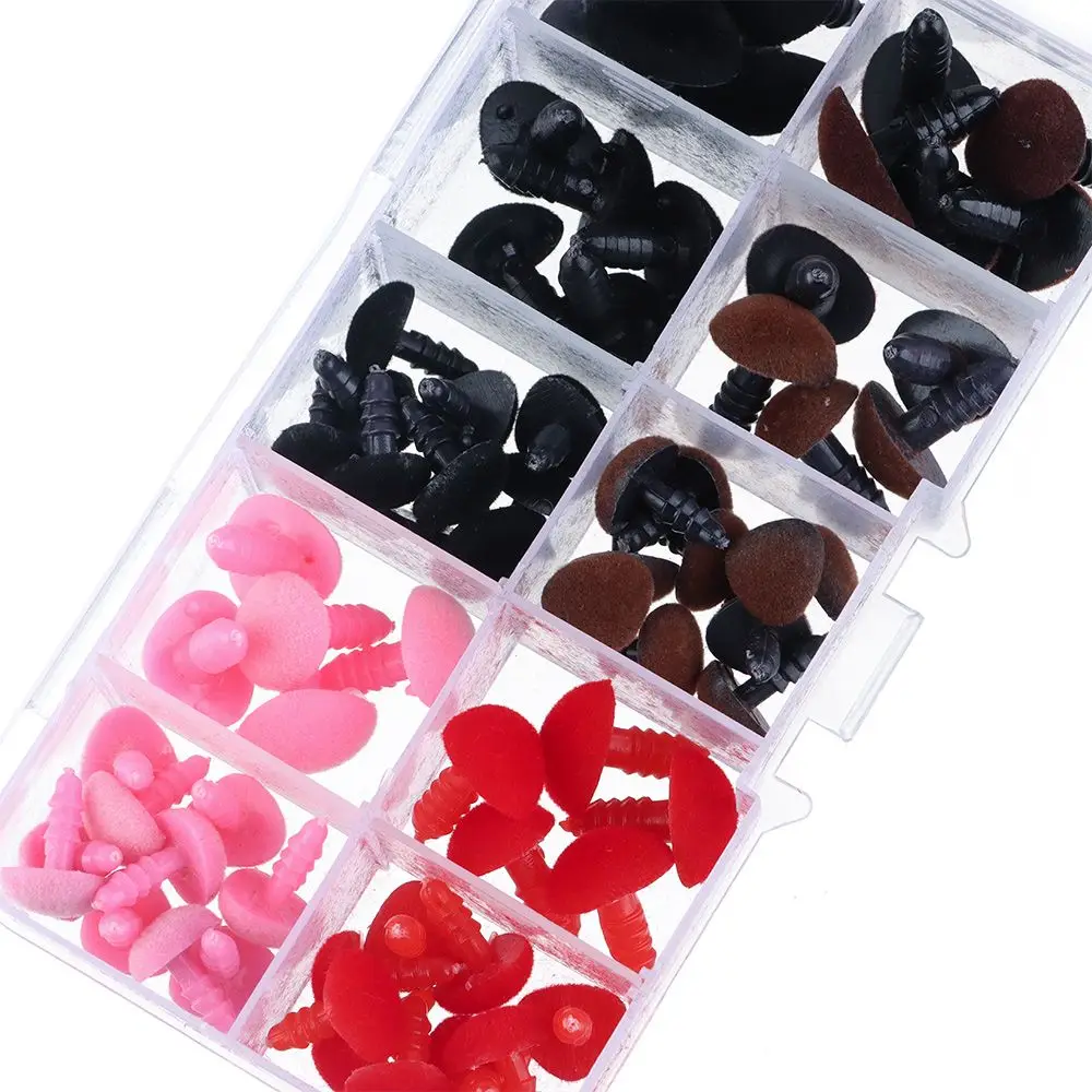 70 قطعة/المجموعة DIY الملحقات يتدفقون الأنف الآمن الثلاثي مع أنوف الغسالة الناعمة