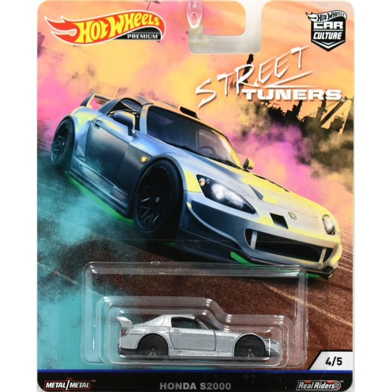 Hot Wheels Car Culture Street Tuners Nissan Silvia Mazda RX-7 Type X Honda S2000 Silver Pandem Subaru 1:64 Diecast Car Toy