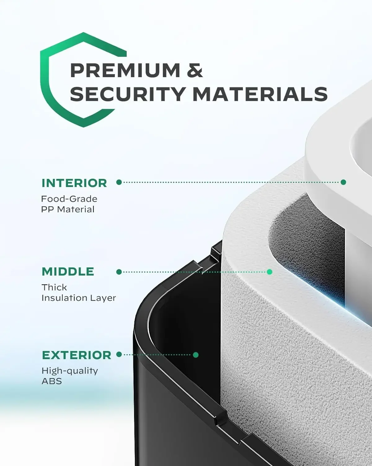 Efficient Countertop Ice Maker produces 9 crystal-clear Cubes in just 6 Mins, yields 26lbs in 24Hrs, includes Self-Cleaning feat