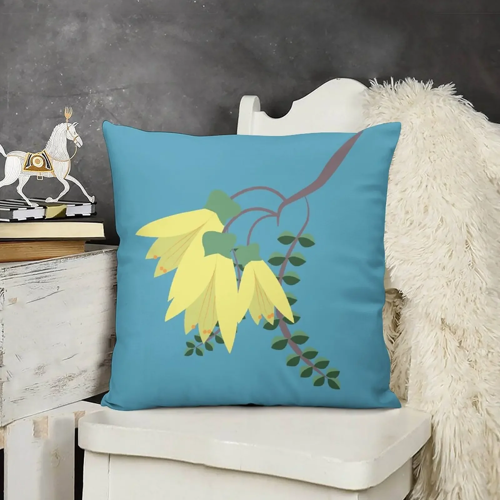 

Kowhai Throw Pillow Sofa Cushion home decor items pillow