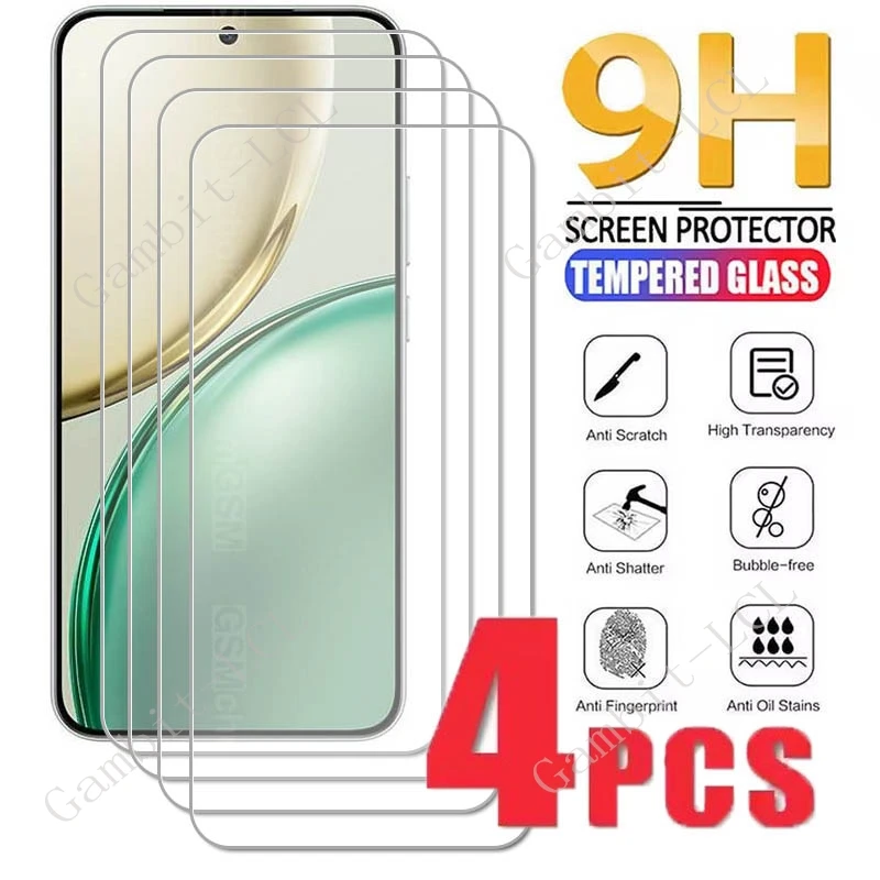 

4PCS Tempered Glass For Honor X9d 5G 6.79" Protective Film ON HonorX9d HonorX70 X70 Screen Protector Cover