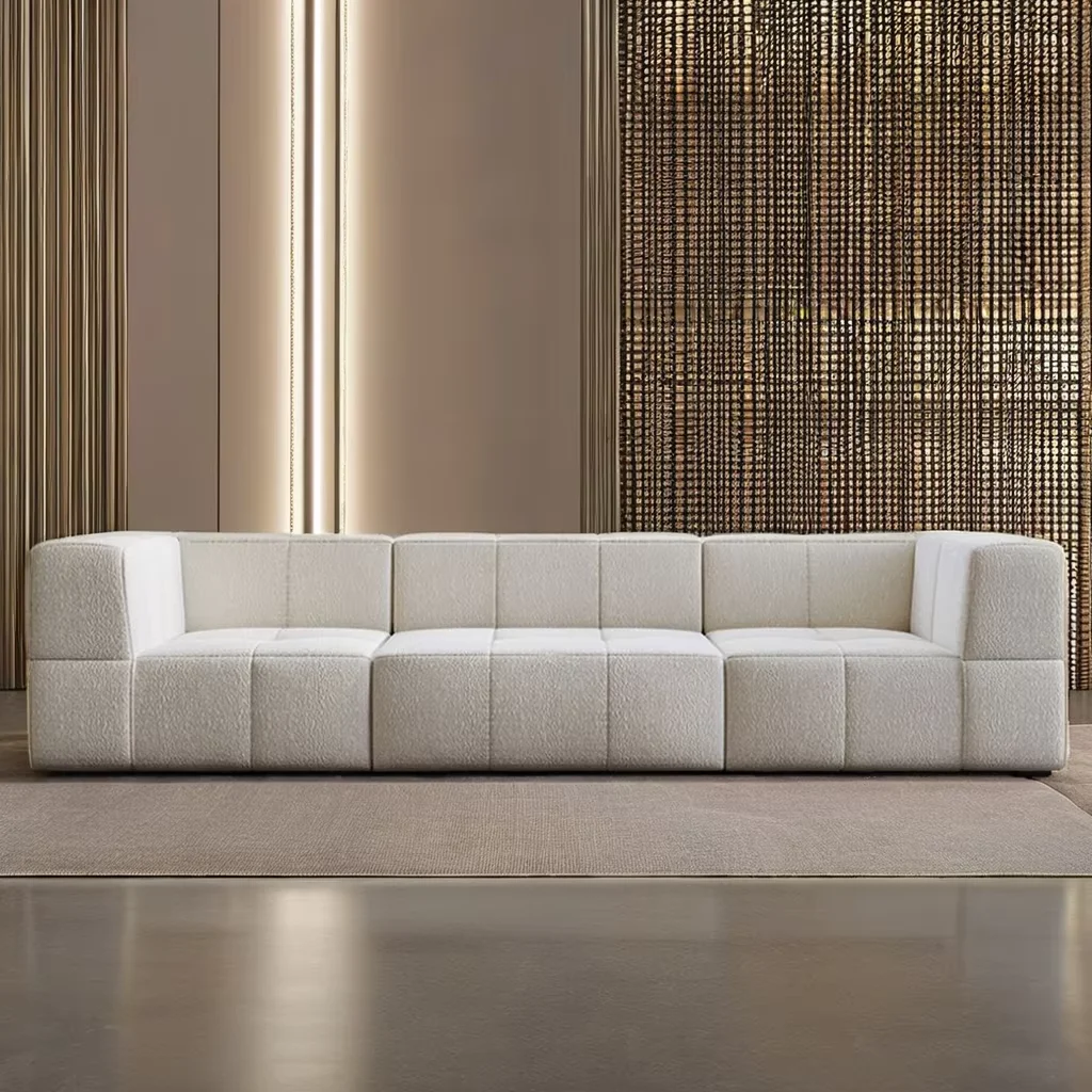 Purple Compression Spring Compressed Velvet Sofa.05 Cubic Meters Modern Design Furniture Compressible Sofa