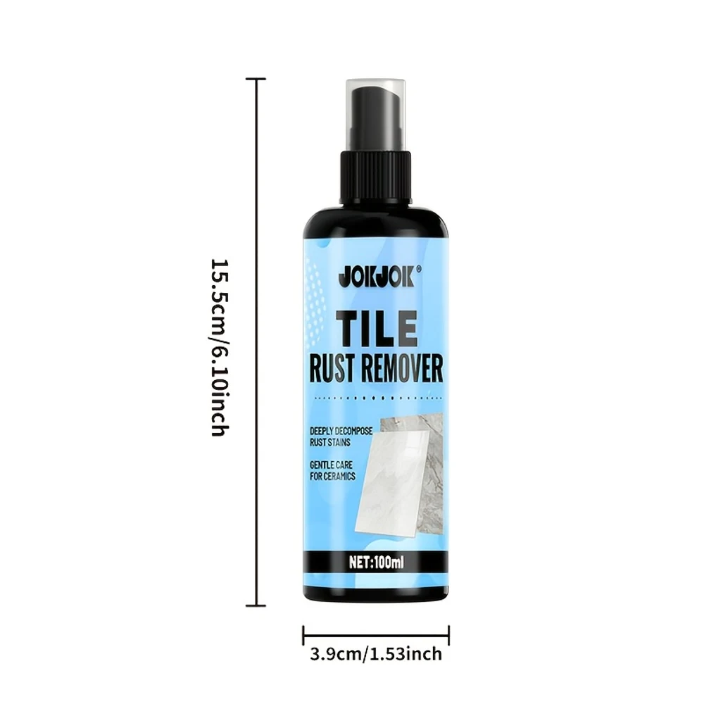 Tile And Metal Rust Remover - Quick Polishing of Homes, Quick Refurbishment of Chrome-Plated Parts And Stainless Steel, Suitable