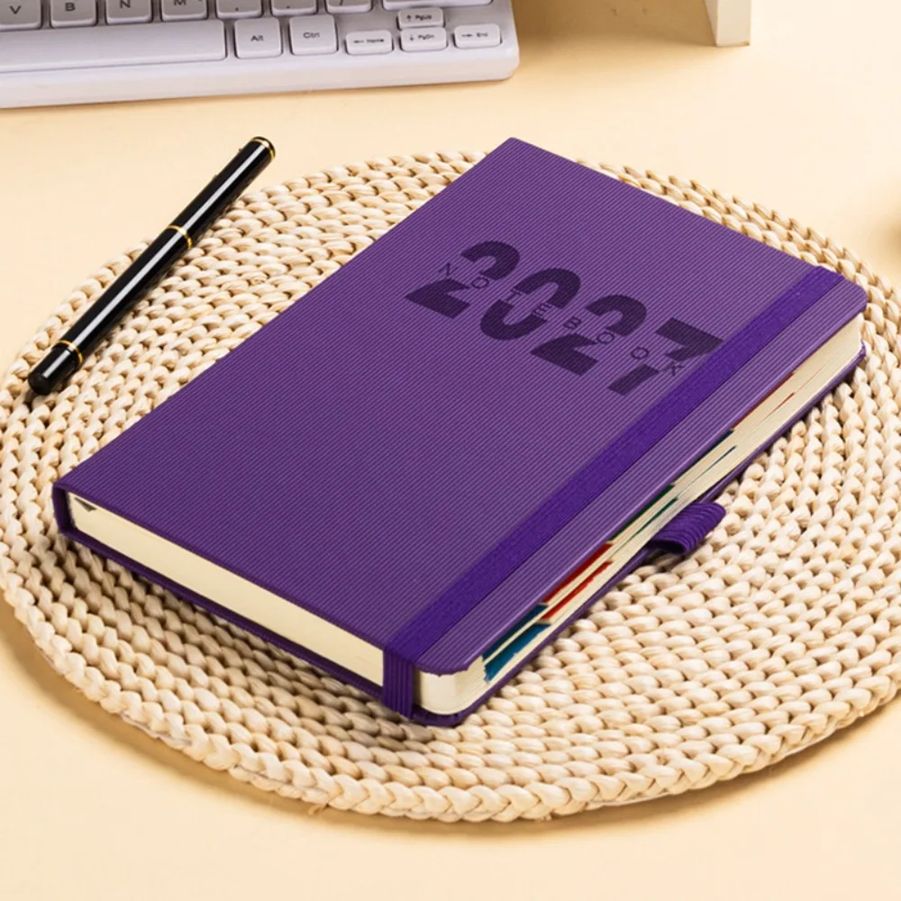 A5 2027 Planner 365 Days with Monthly & Weekly Plan Pages Schedule Notebook Efficiency English Agenda Book School Office