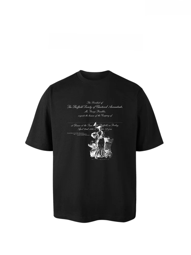 

Мужская летняя футболка Visvim Wings свободного кроя с принтом, модная повседневная хлопковая футболка с круглым вырезом для молодежи