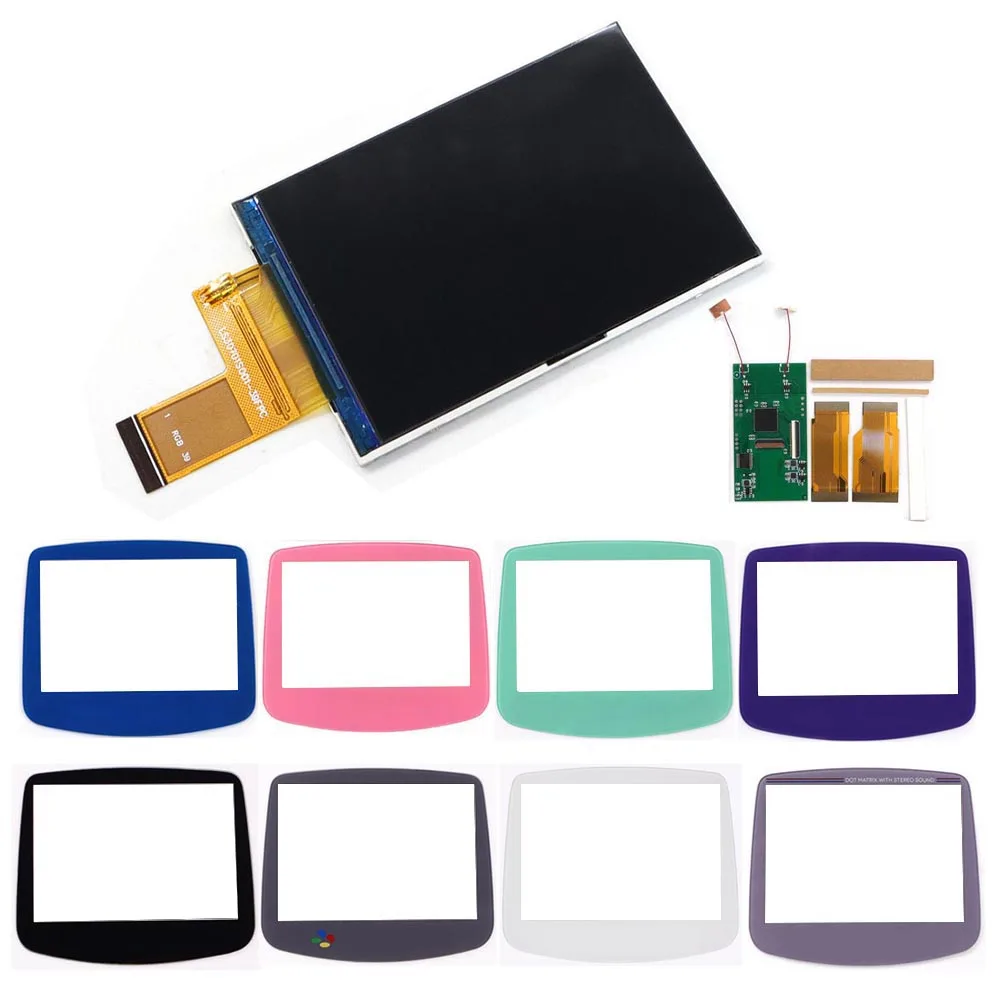 for-gba-ips-lcd-v5-non-lmaniated-backlight-drop-in-screen-mod-720-480-for-gameboy-advance-no-solder