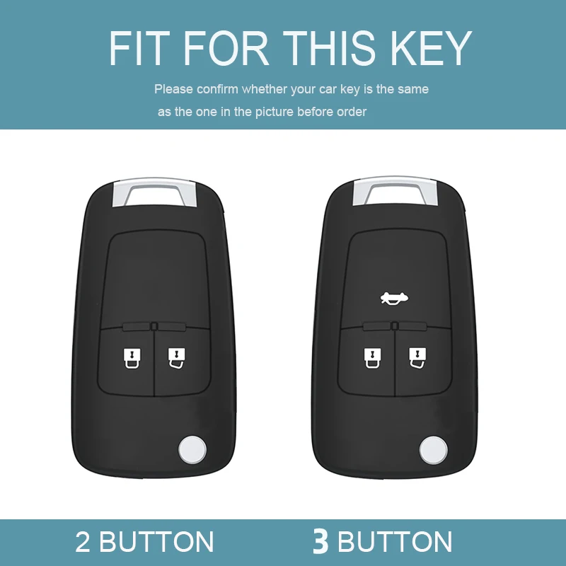 2 3 Buttons Soft TPU Car Key Case Cover Shell Fob For Chevrolet Cruze Epica Lova Camaro Impala Aveo Malibu Sail For Buick Opel